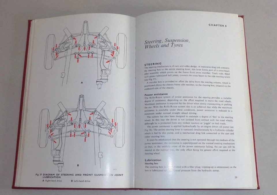 Operating Instructions Manual Rolls Royce Silver Cloud II manufactured 1959 -196 - Image 4 of 4