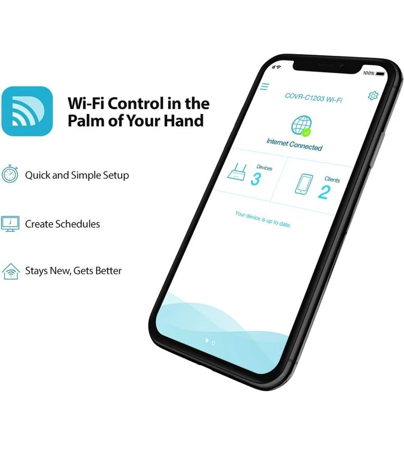 D-Link COVR Whole Home Mesh WiFi System Dual Band AC1200 Up to 5000 Sq. Ft. 3 PK - Image 4 of 4