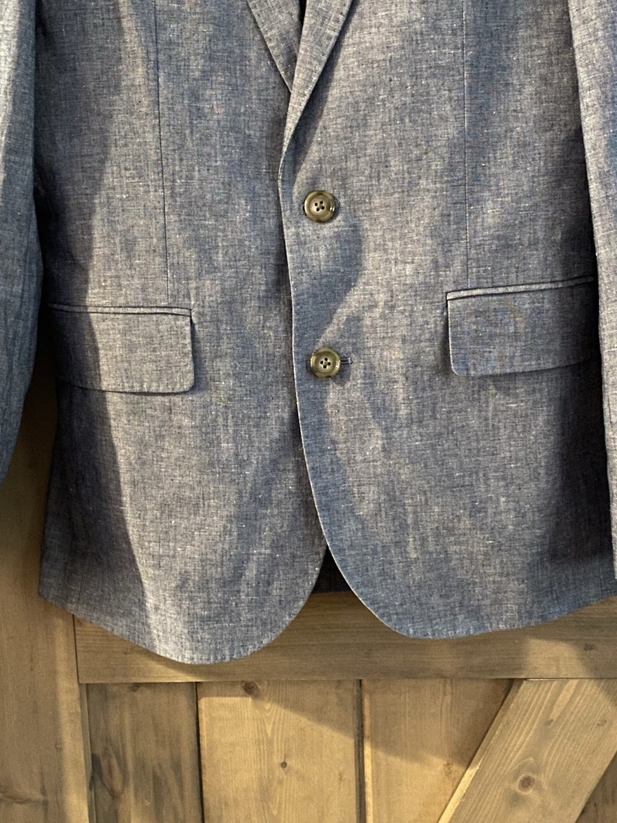 ジャケット GREY COTTON BLAZER American-Tall-Men-Garment-