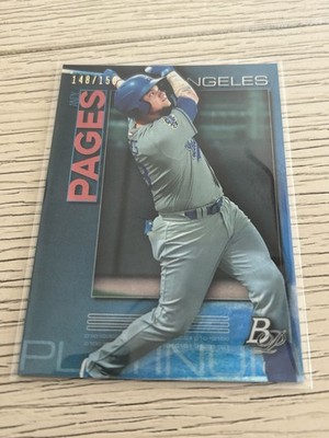 2020 TOPPS Bowman Platinum Andy Pages Card 148/150 LA Dodgers Top-95