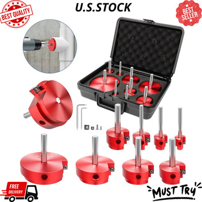 NEW 9 Pcs PVC Pipe Reamer Kit Fitting Saver 1/2 to 4 Inch SCH40 ABS