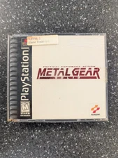 Metal Gear Solid (Sony PlayStation 1, 1998) Black Label - No Manual - Ships Fast