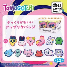 Tamagotchi Paradise Plush Pin Badge 1pack   Random Single Item Japan Exclusive N