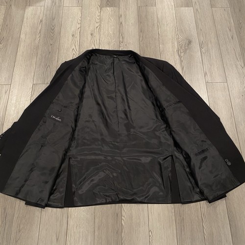 CM Silver Edition Nadelstreifen Blazer Anzugjacke Herren Gr. 62R Schwarz Sport Mantel - Bild 3 von 18
