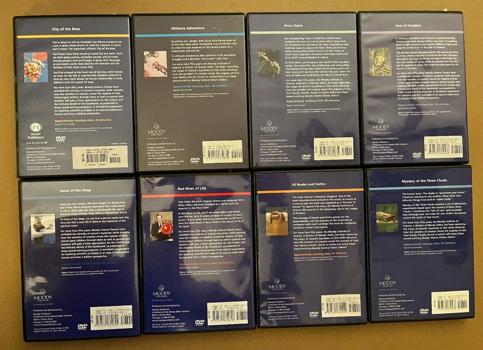 Moody Science Classics 19 DVD Set Complete Set Christian Home School - Image 3 of 4