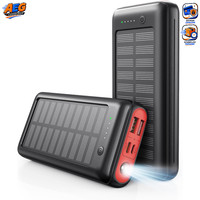 Solar Powerbank 27000Mah 22,5W Pd 20W Schnell Aufladend Tragbares LadegeräT