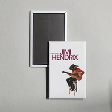 Jimi Hendrix Mini Movie Poster Fridge Locker Magnet