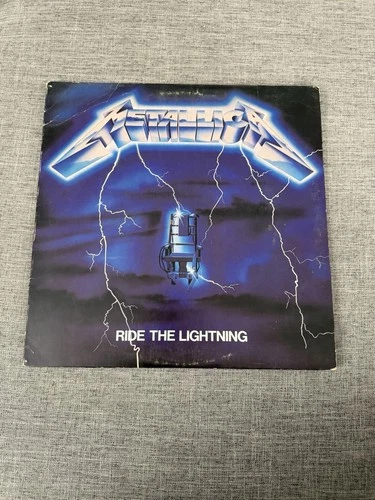 Metallica Ride the Lightning Promo 1984 Vinyl LP Original Record 60396-1 VG+