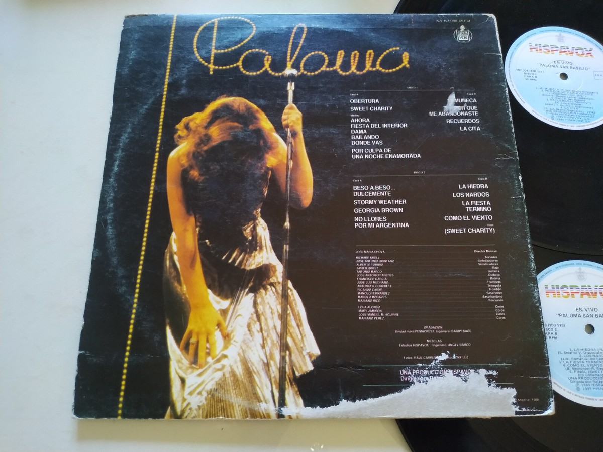 【中古】 En Vivo PalomaSanBasilio Paloma San Basilio – En Vivo – Vinyl (LP), 1985 [r9869116
