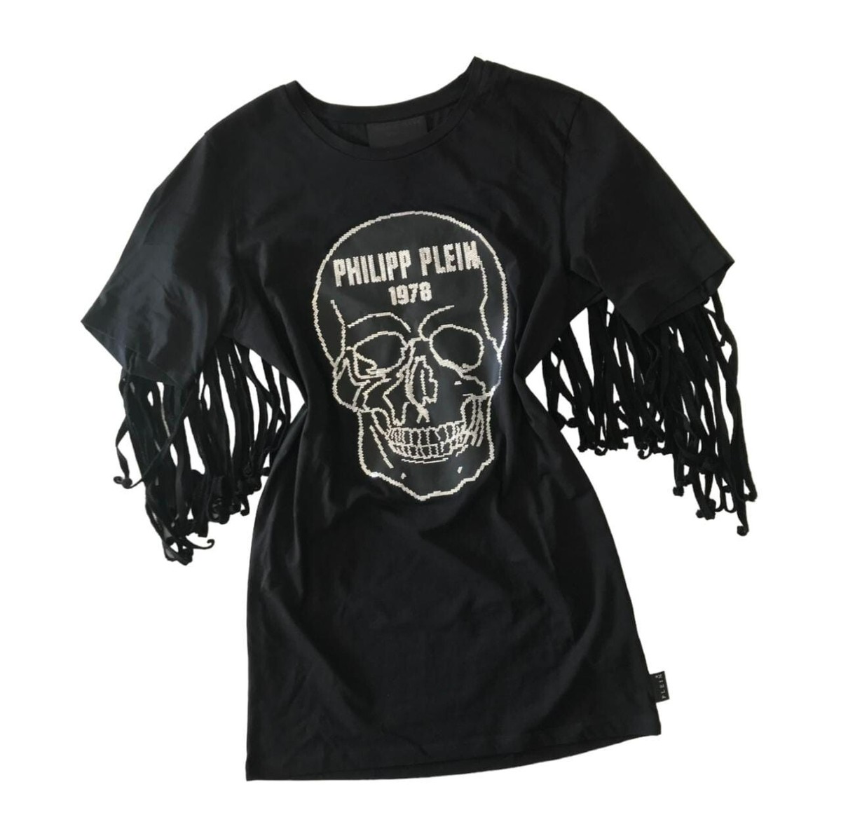 Skull Philipp Plein T Shirt Dress Philipp Plein Womens Skull Print