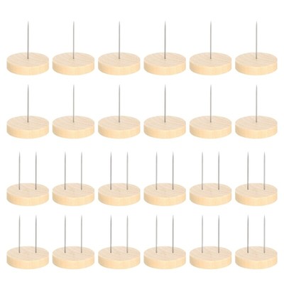 24 Pcs Crochet Dolls Holder Action Figure Dolls Stand Double Needle Dolls Stand