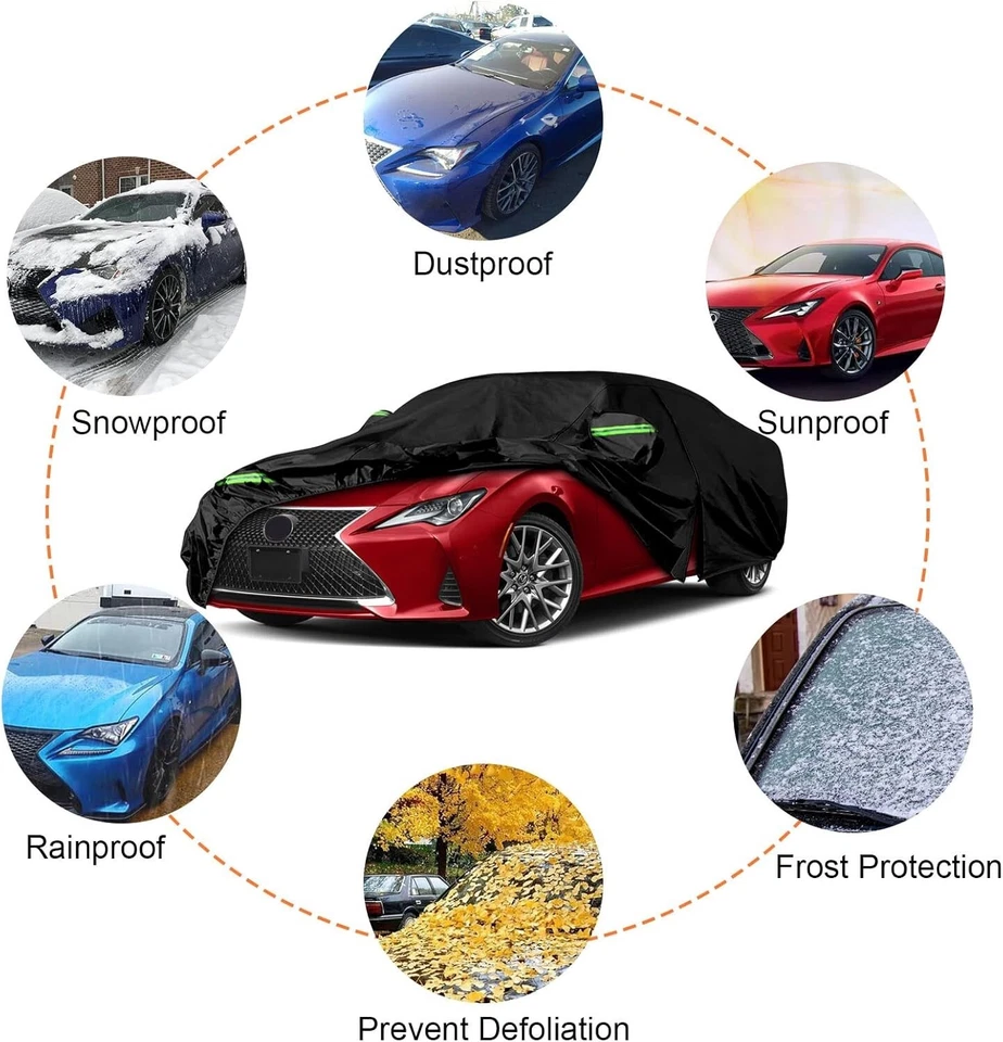 Car Cover For Lexus NX 2015-2022 Custom Fit PE-Black US Stock Foto 3 de 4