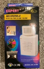 Home Security Infrared PIR Motion Sensor Detector Alarm Bell Entry Alert System