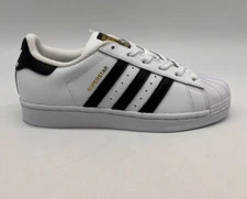 adidas Superstar J White w/ Black Shell Toe Kids Sneakers C77154