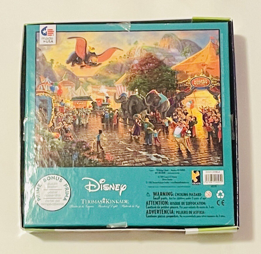 Disney Thomas Kinkade Dumbo 750 Piece Puzzle! | eBay