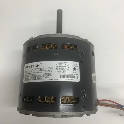 Protech K55HXLLN-1345 Furnace Blower Motor 51-104324-01