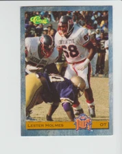 1993 Classic Draft #16 Lester Holmes rookie card, Jackson State Tigers