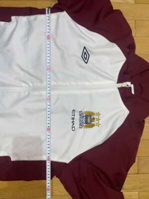 Manchester City Football sport mens rare jacket training umbro XL