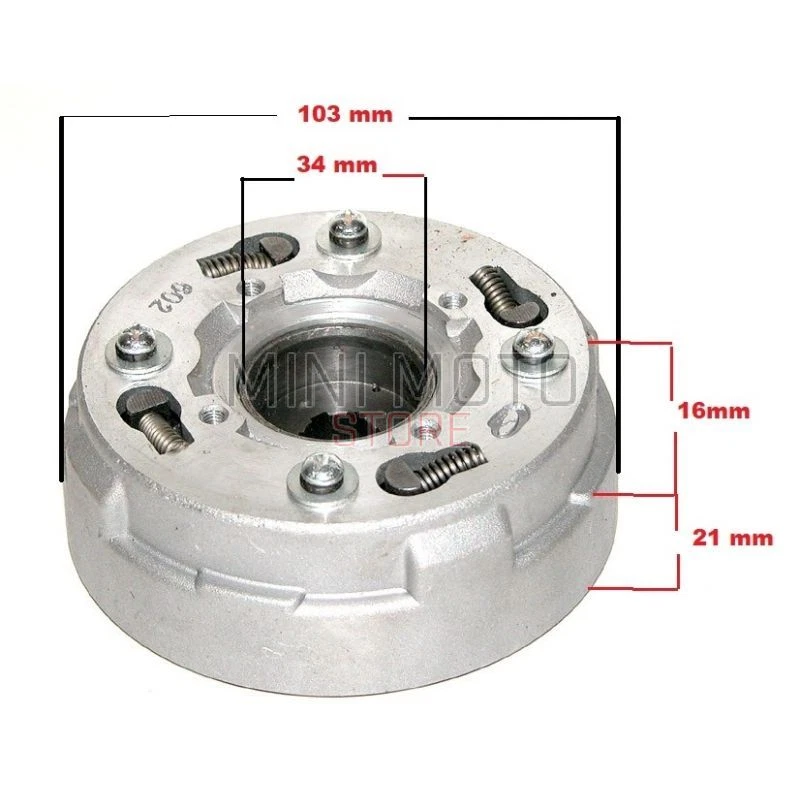 NO BRAND Frizione 3 DISCHI SEMIAUTOMATICA