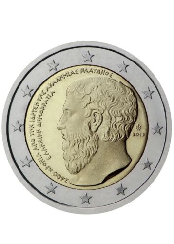 2 Euros Commémorative Grèce 2013 Platon UNC Neuve - Photo 1/1