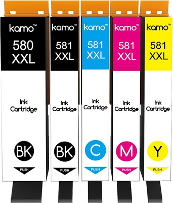 Patronen für Canon PGI-580 CLI-581 XXL Pixma TS6350 TR8550 TR7550 TS9550 TS705/a Patronen für Canon PGI-580 CLI-581 XXL Pixma TS6350 TR8550 TR7550 TS9550 TS705/a