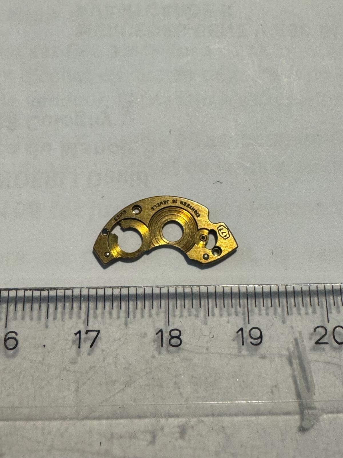 Rare Patek Philippe caliber 177 bridge movement part