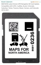 86810236 Latest Version GPS Navigation SD Card Update.