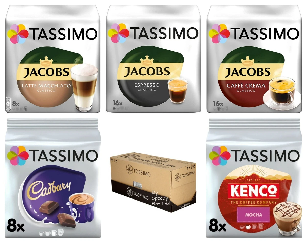 4 X TASSIMO MARCILLA SPANISH CAFFE' CON LECHE - FROM SPAIN - 64