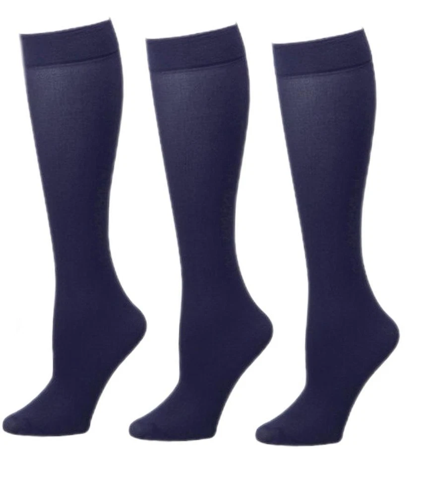 3-12 Pairs Women Trouser socks stretchy Knee High Soft Thin Material size 9-11 - Image 4 of 4