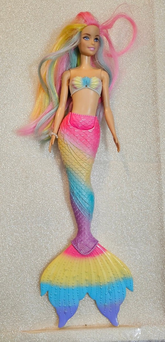 Barbie Rainbow Magic Mermaid Doll Water Color VGUC C356G - Main Image