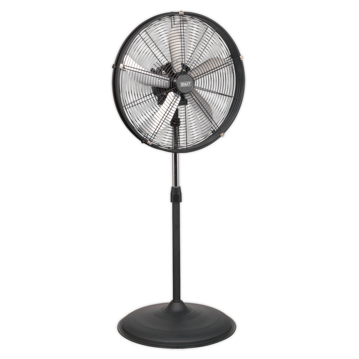 Sealey HVF20PO Industrial Oscillating Pedestal Floor Standing Fan 20"" 230v