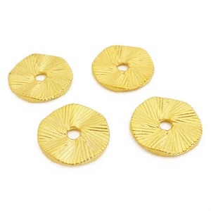 30 métal perles disques 13mm goldfarbig perles spacer Nenad-DESIGN