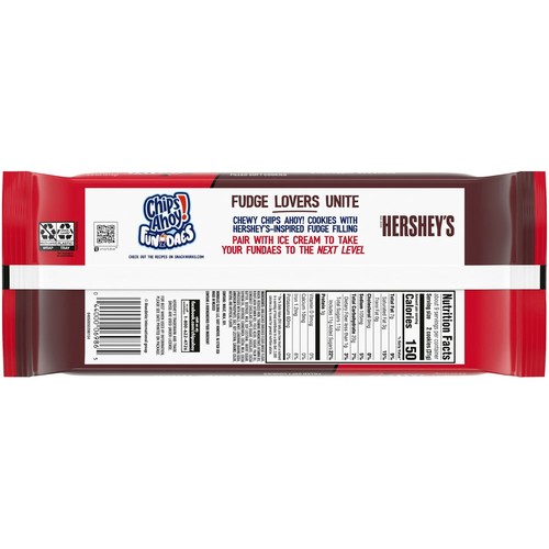 New CHIPS AHOY! Chewy Hershey's Fudge Filled Soft Cookies, 9.6 oz (3 pack) - Picture 4 of 6