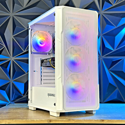 Custom White Gaming PC Intel Core i7 3.40 - 32GB 2TB + SSD Nvidia RTX 3060 12GB
