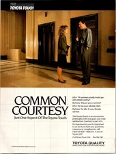 Vintage Print Advertisement Toyota Quality Nothing More 1987