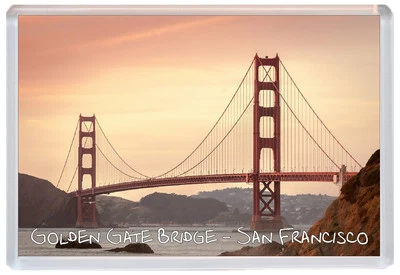 Golden Gate Bridge - San Francisco - Jumbo Fridge Magnet
