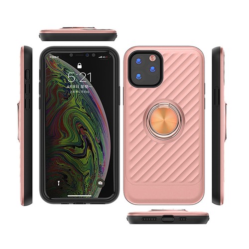 APPLE IPHONE 11 PRO MAX Case with Ring Holder In Rose Gold By Reiko
