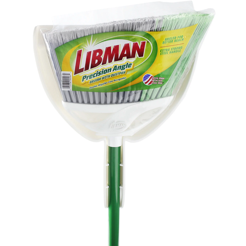 BROOM & DUSTPAN SET Angled Broom Kitchens General Household Green / White - Picture 2 of 2