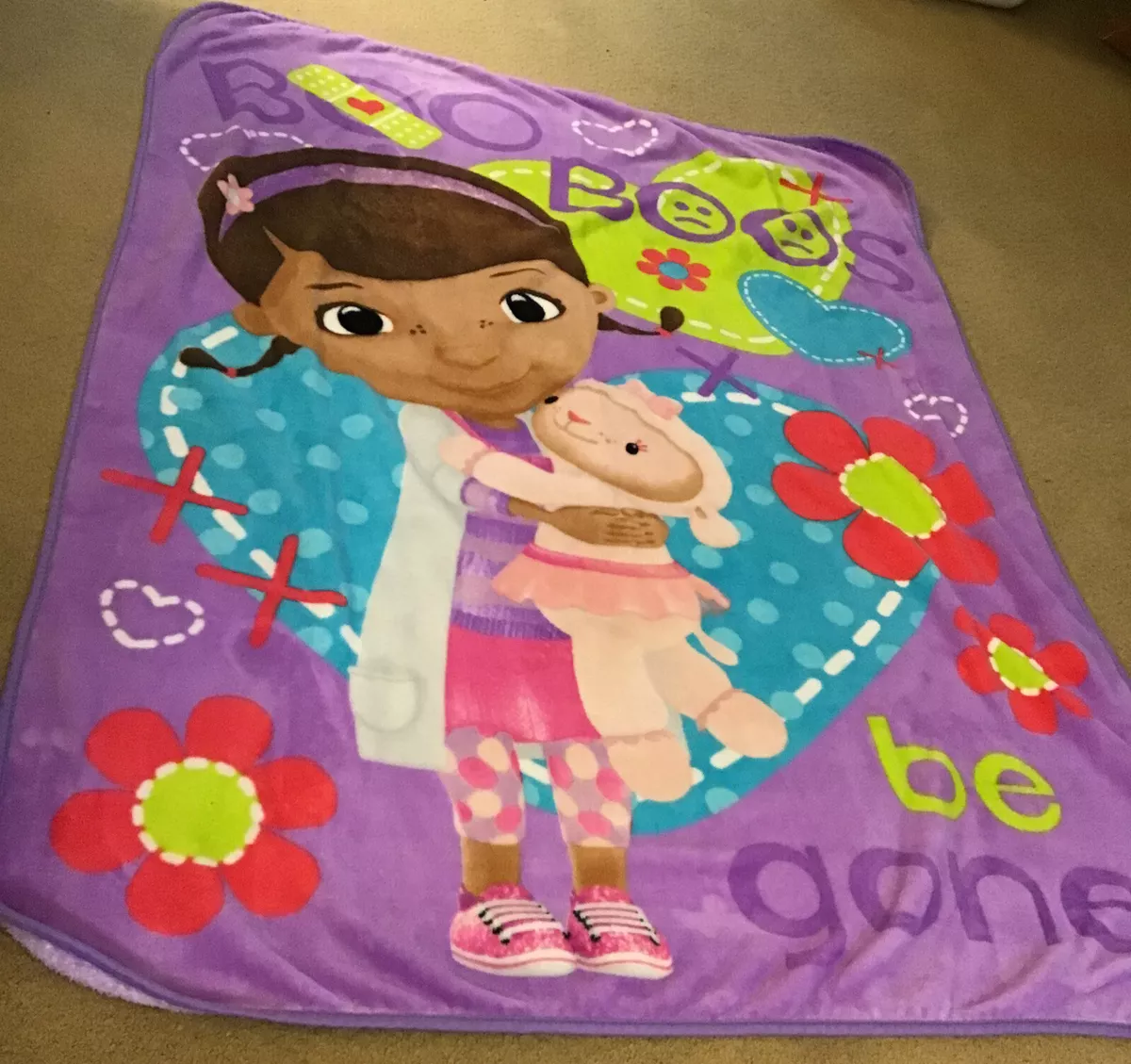 Disney DOC McStuffins Boo Boos Be Gone Fleece Throw Blanket Northwest Co Disney