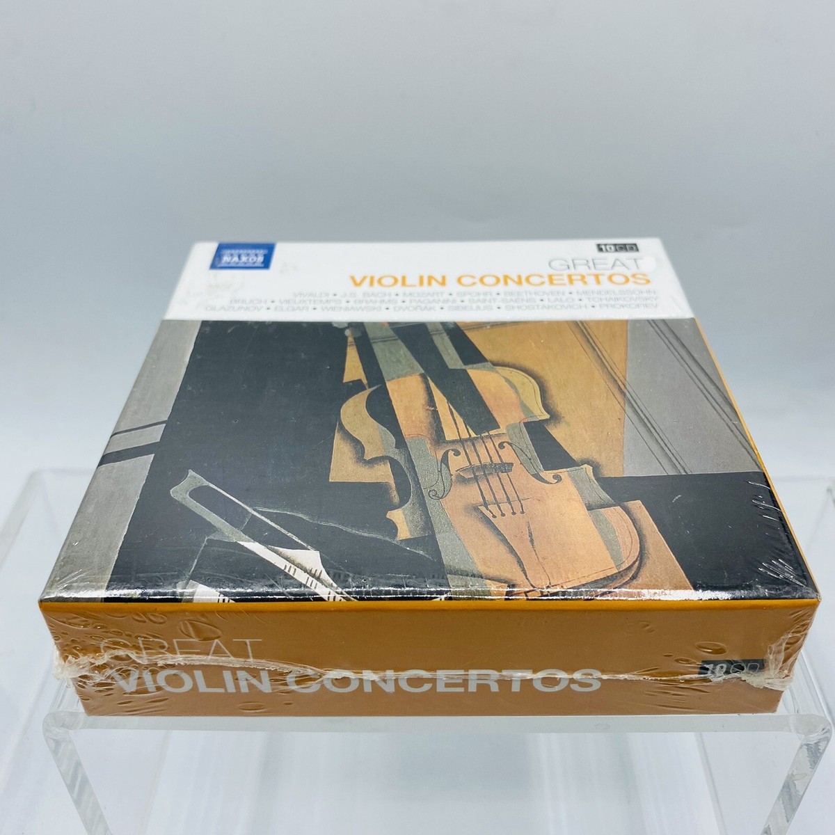 GREAT VIOLIN CONCERTOS 10 CD Box Set with Booklet NEW Sealed GREAT VIOLIN CONCERTOS 10 CD Box Set with Booklet NEW Sealed