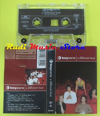 MC BOYZONE A different beat 1996 netherlands POLYDOR 533 742-4*no cd lp dvd vhs