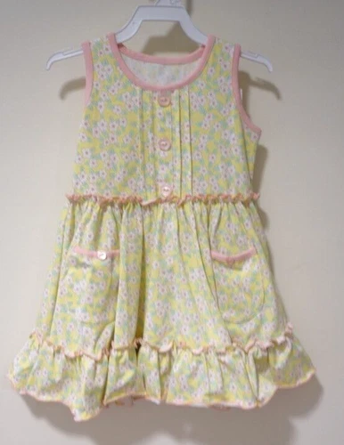 NWT Serendipity From Shrimp & Grits Floral Ruffle Hem Dress Girl's Size 2T-3T
