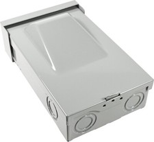 HQRP Non-Fusible A/C Disconnect Switch, Pull Out, Metal Box, 120/240VAC, 60-Amp,