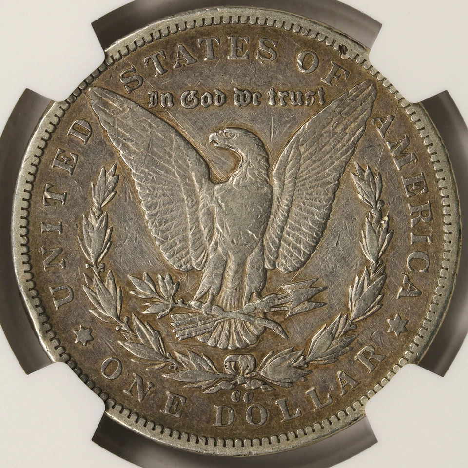 1893-CC $1 Morgan Silver Dollar NGC VF Details - Image 4 of 4