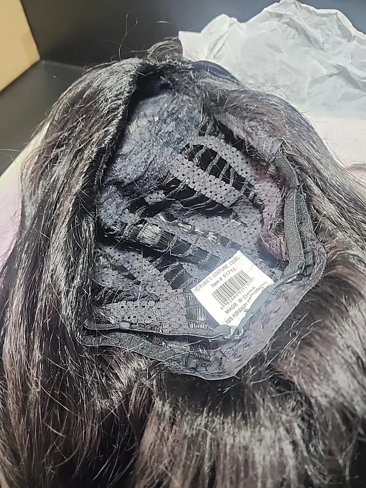 Secret Wishes Cecilia Black Wig Salon Quality- Costume- Cos Play - Image 3 of 4