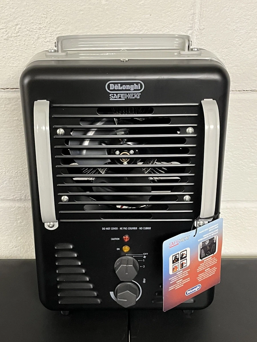 DeLonghi DUH400 PORTABLE SAFE HEAT Utility Heater 1500 WATT all-metal | eBay