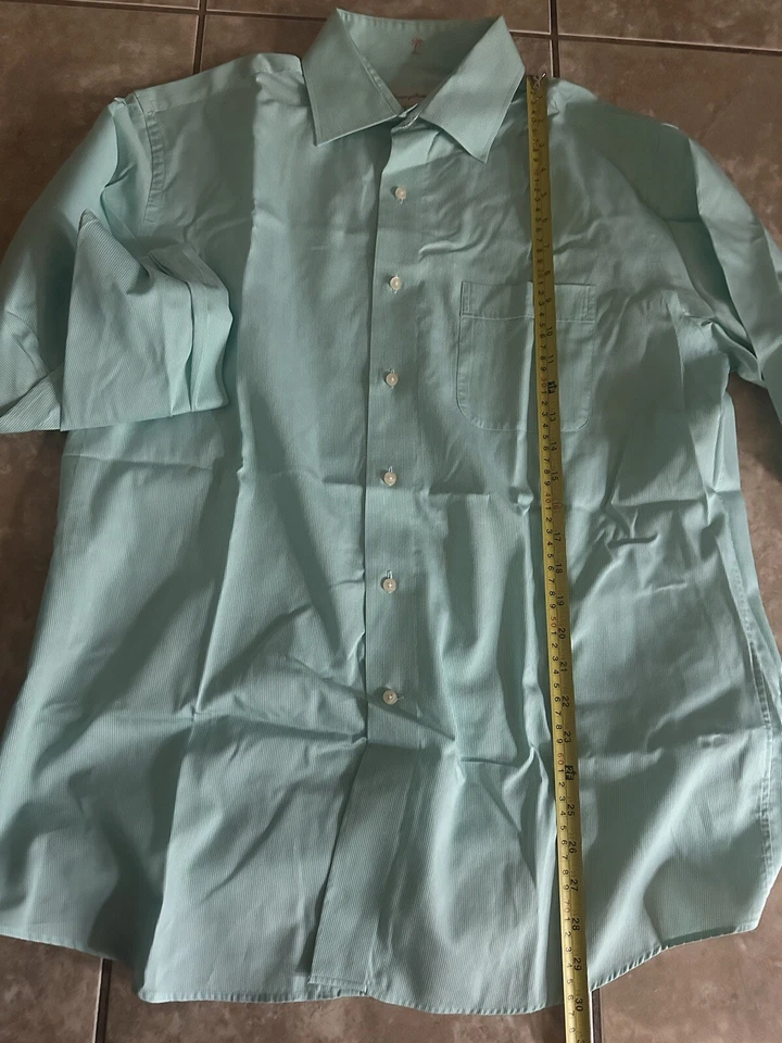 Camisa de vestir Tommy Bahama de algodón a rayas manga larga con botones para hombre 16 (34-35) Foto 4 de 4