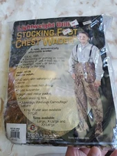 Stearns Lightweight Stocking Foot Chest Wader Model: H109 Size XXL Camouflage