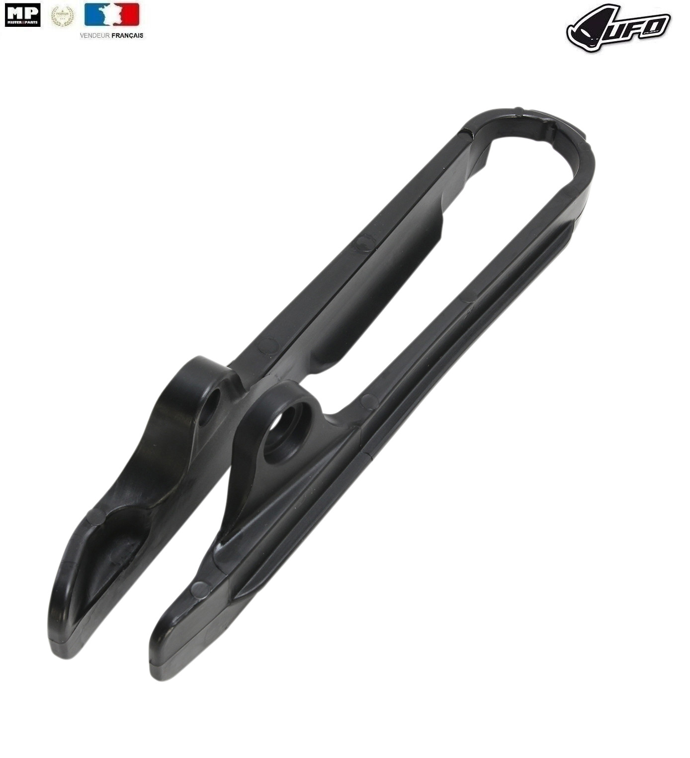 Patin de chaîne UFO noir haute résistance pour éviter l'usure sur KTM SX 65