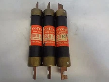  LOT OF 3 CEFCO CRS-R 70 DUAL ELEMENT TIME DELAY FUSE